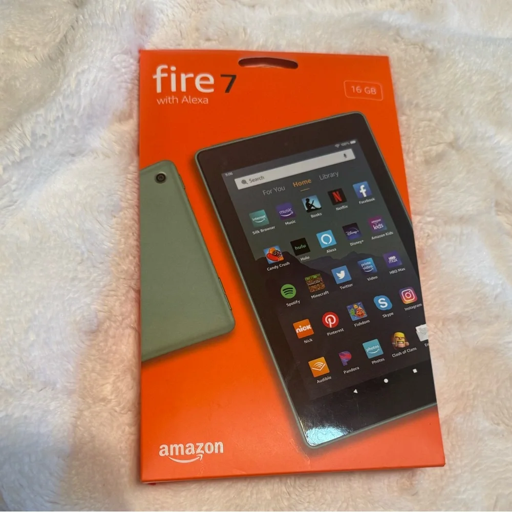 Brand new Amazon Fire 7 Tablet - Sage Green